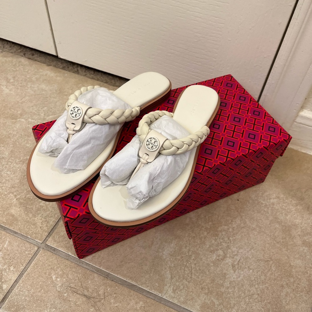 [NIB] Tory Burch // Braided Benton Thong